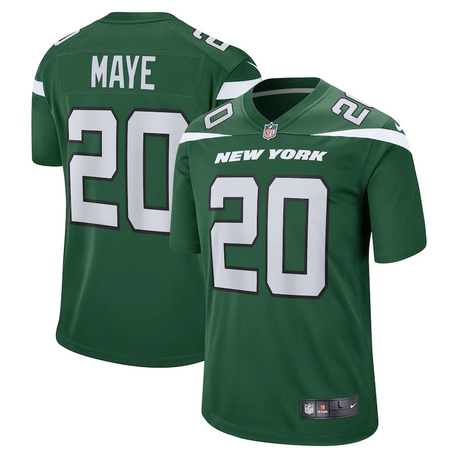 Men New York Jets 20 Marcus Maye Nike Gotham Green Game NFL Jersey